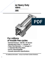 Parker Non-Lube Heavy Duty Air Cylinders Series 2AN: For Millions of Trouble Free Cycles