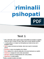 Criminalii Psihopati