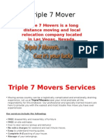 Triple 7 Mover: Triple 7 Movers Is A Long Distance Moving and Local Relocation Company Located in Las Vegas, Nevada