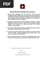 Download Muzzle Brake Installation Instructions by MM Industries SN259934562 doc pdf