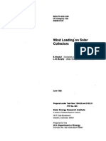 Wind Load on Structure Parabolic Colector