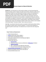Natural Selection Research Guide