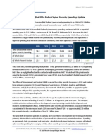 The Soter Group - Fiscal Year 2014 Federal Cyber Security Spending Update