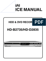 FUNAI HD-B2735 - D2835 - (E2B21BD - 24ED) - HDD+DVD Recorder SM