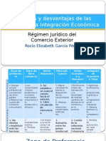 Ventajas y Desventajas de Las Etapas de La Integracion Economica