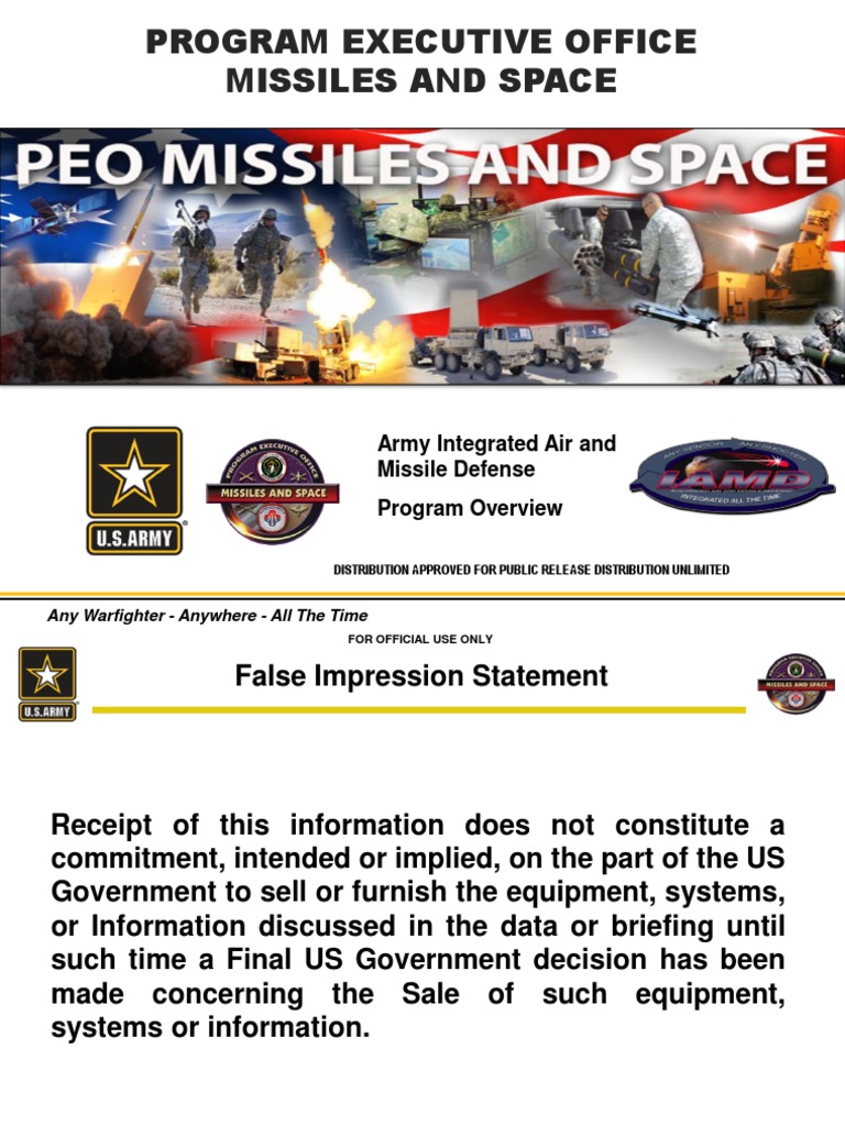 Army IAMD Program Overview | PDF
