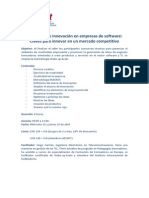 Creatividad e Innovación en Empresas de Software