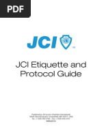 Download JCI Etiquette and Protocol Guide by Zamfir Catalin SN259947729 doc pdf