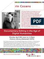 Documentary Editing in The Age of Digital Humanities