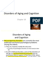 Abnormal Psychology Chapter 18 - Disorders of Aging and Cognition