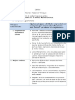 Calidad y Satisfacción Al Cliente