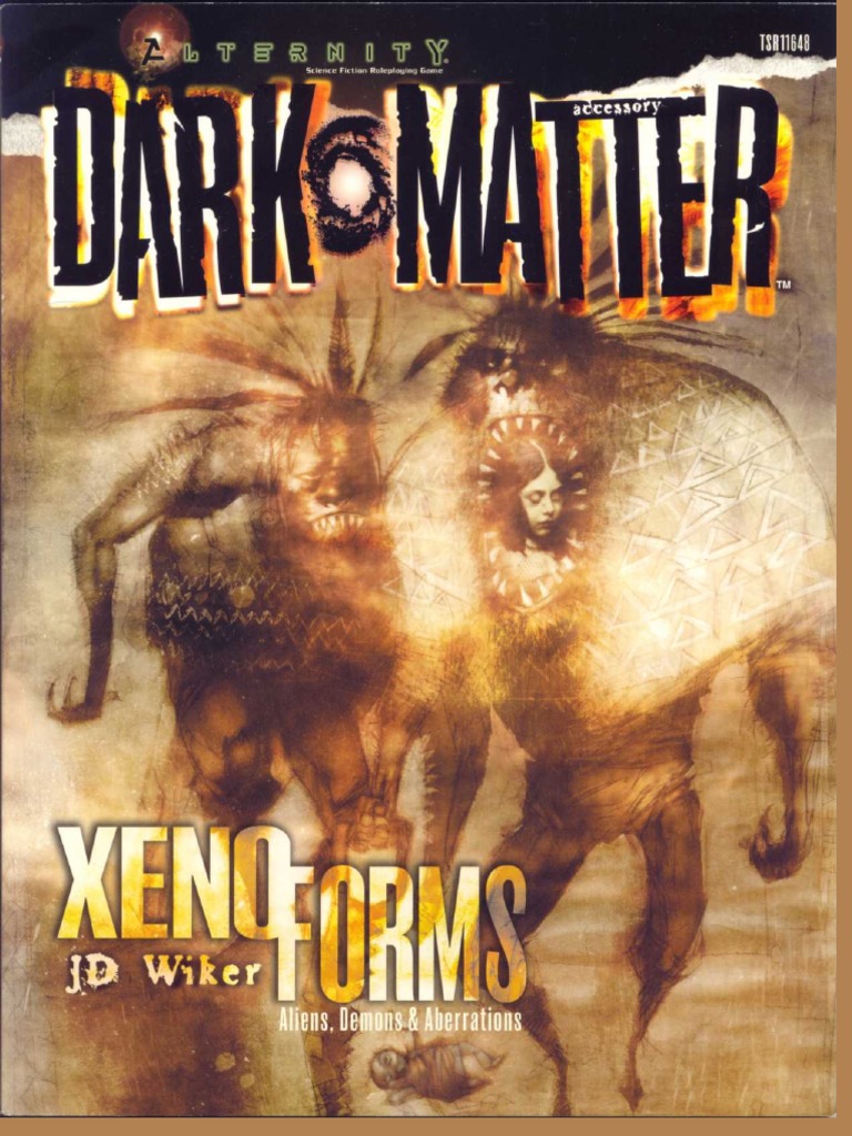 Alternity Dark Matter Xenoforms