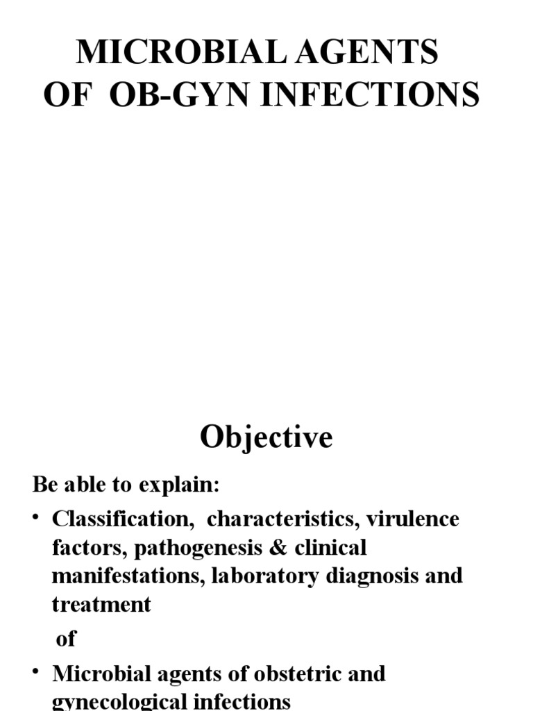 Microbial Agents of Ob-Gyn Infections | PDF | Candidiasis | Candida ...