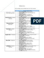 Reference Page for E Portfolio