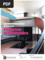 Proportion in Architecture: Visual Arts