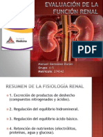 Función renal y sus alteraciones