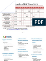 Jadwal Pelatihan BBIA Tahun 2015-1