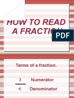 How To Read A Fraction