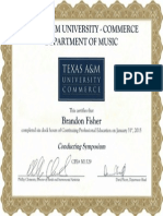 Secondary Workshop Certificate