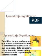 Aprendizaje Significativo