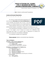 Invitacion a Preparatorias