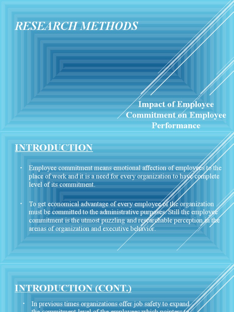 Employee Commitment's Impact on Performance | PDF | Employment | Affect ...