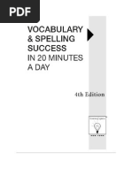 Download Learningexpress Vocabulary and Spelling Success in 20 Minutes a Day 4th 5512 by NguyenHung SN259976098 doc pdf