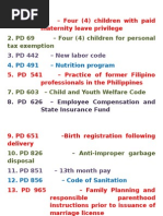 PD 48 - Four (4) Children With Paid Maternity Leave Privilege