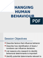 Changing Human Behaviour