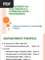 Department of Electronics & Communication Engineering: National Institute of Technology Calicut