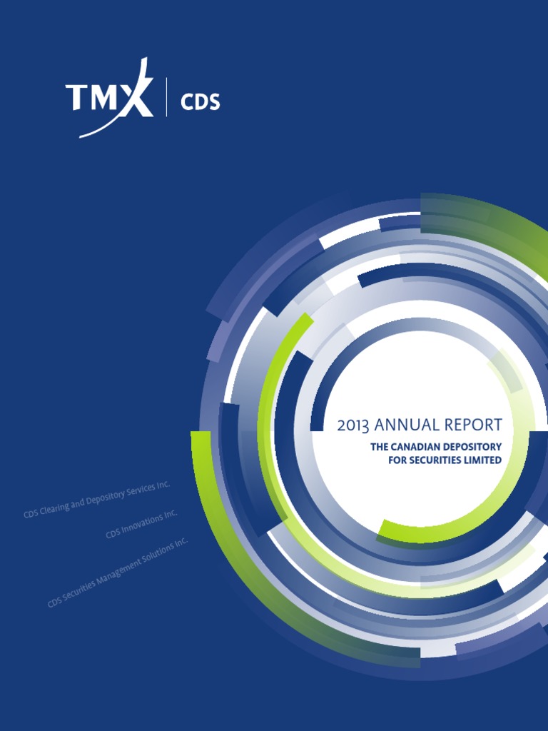 TMX Cds Annual Report 2013 en | PDF | Financial Audit | International ...
