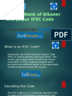 State Bank of Bikaner and Jaipur IFSC Code