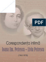 Ioana Em. Petrescu, Liviu Petrescu, Corespondenta CD