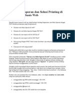 Membuat Laporan Dan Solusi Printing Di Aplikasi Berbasis Web