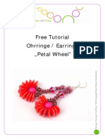 Pattern PrettyNett Earrings PetalWheel