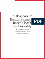 HPB's FAQs on Sexuality Response