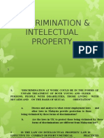 Descrimination& Intelectual Property