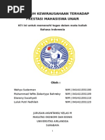 Download Makalah Pengaruh Kewirausahaan Terhadap Prestasi Mahasiswa Unair by Diarany Sucahyati SN259999581 doc pdf