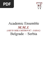 Academic Ensemble Belgrade - Serbia: (Akud Mika Mitrović - Jarac)