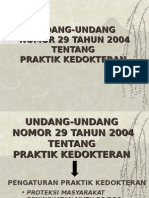 PP Uu Tentang Prektek Kedokteran