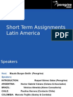 Peregrine Webinar Slides - Short Term Assignments in Latin America