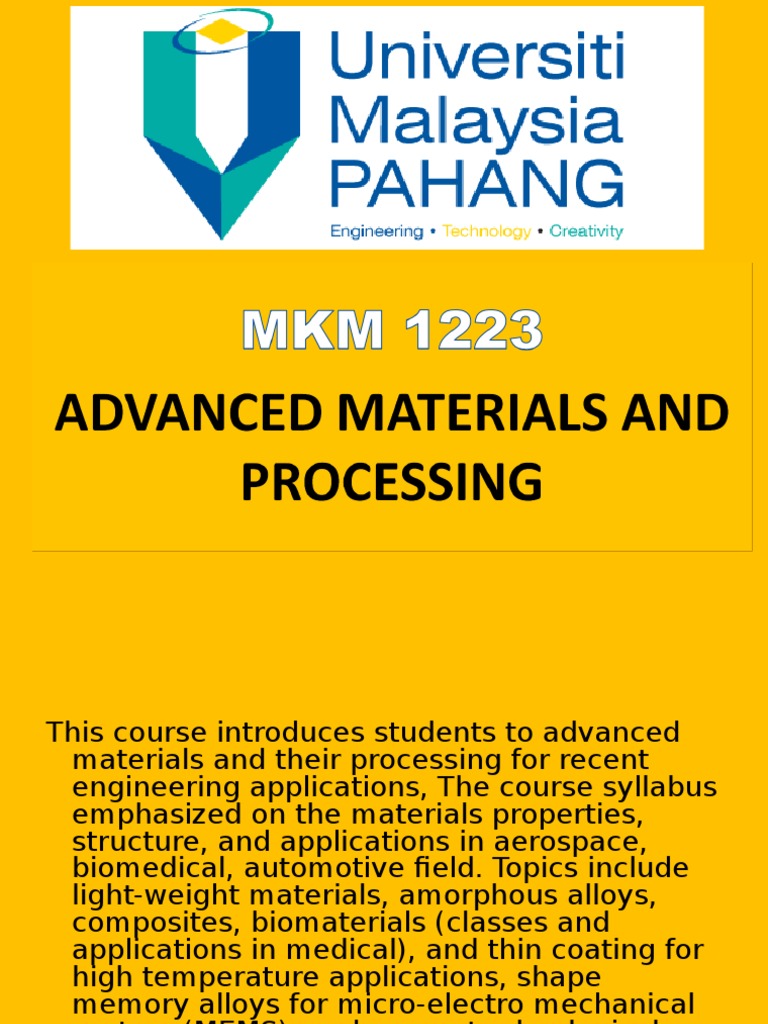 Advanced Materials and Processing | PDF | Machining | Grinding ...