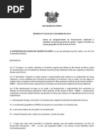 DECRETO N 25.044 Isenta Da Obrigatoriedade Do Licenciamento Ambiental a Atividade de Desassoreamento 