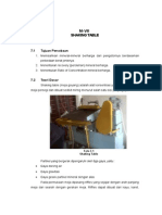 M-Vii Shaking Table: 7.1 Tujuan Percobaan