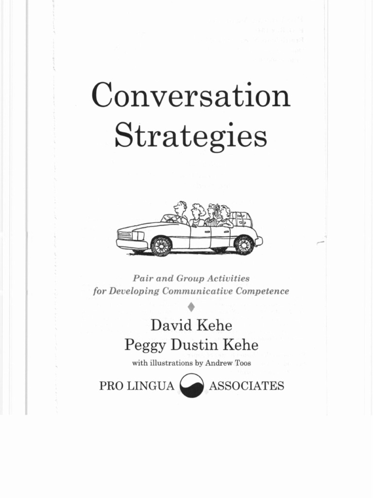 Conversation Strategies | PDF | Cognition | Human Communication