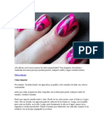 Uñas No Adoras Con Locura y Pasión Las Uñas Marmoleadas