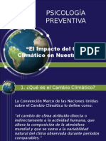 Efectos Psicológicos del Cambio Climático en el Perú