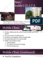 Mobile Clinic - Mental Health C H A T S