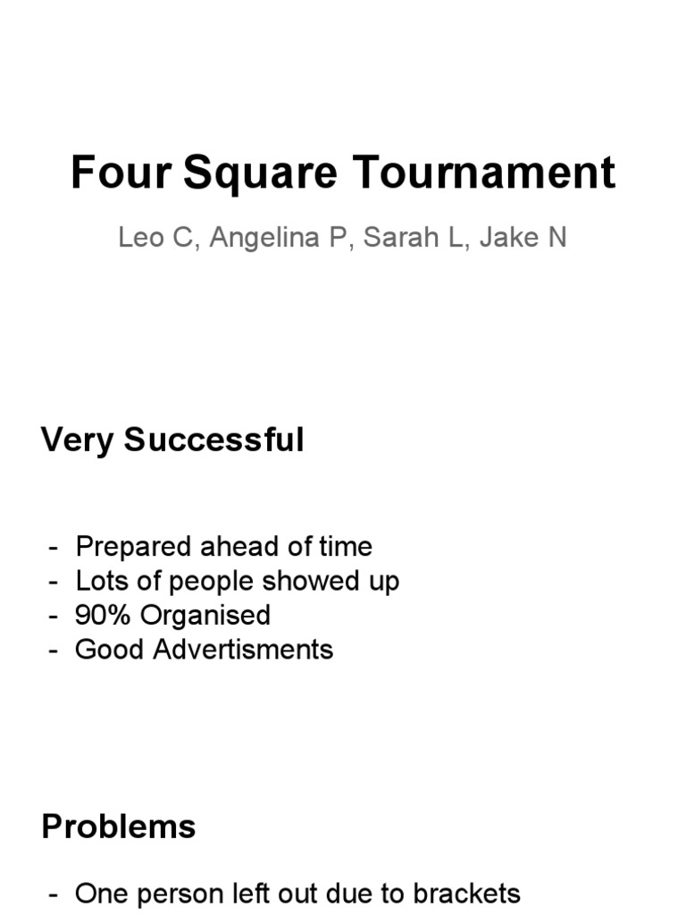 Four Square | PDF