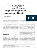 What Is Politics Robinson Crusoe, Deep Ecology and Immanuel Kant